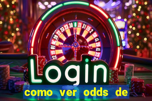 como ver odds de jogos passados