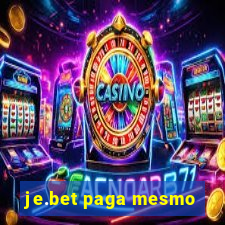 je.bet paga mesmo