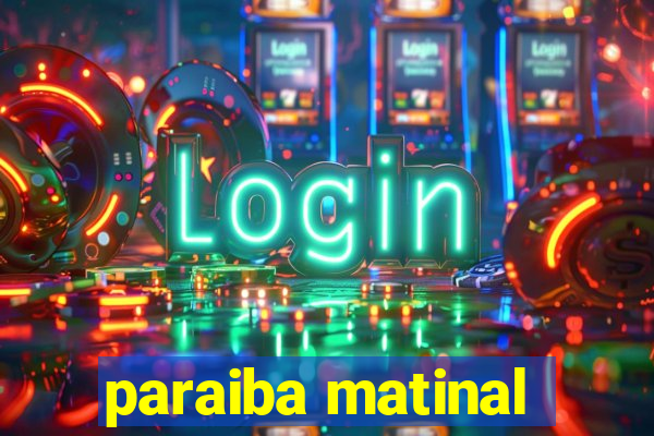 paraiba matinal