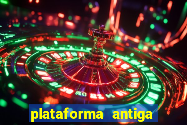 plataforma antiga de jogos