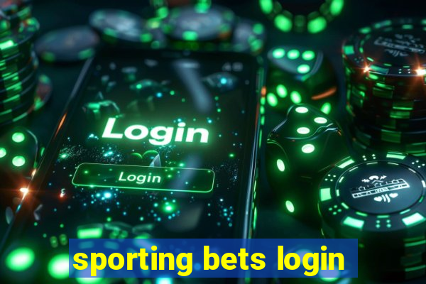 sporting bets login