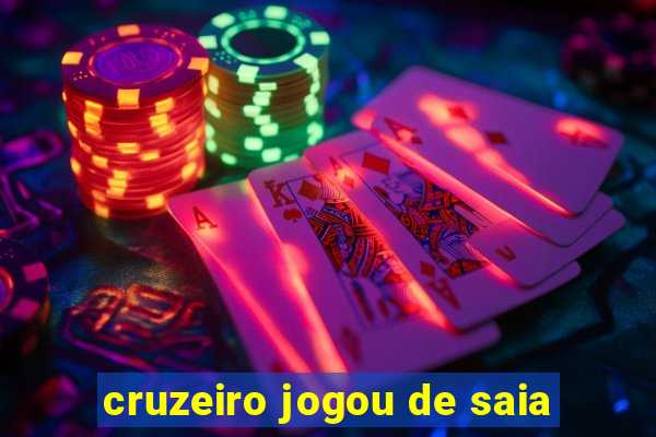 cruzeiro jogou de saia