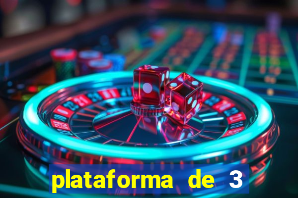 plataforma de 3 reais jogo