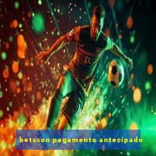 betsson pagamento antecipado