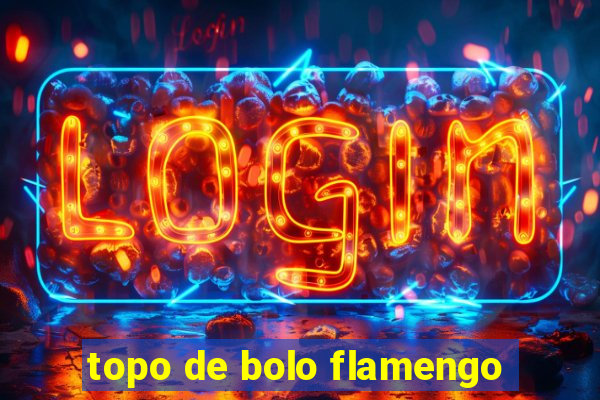 topo de bolo flamengo