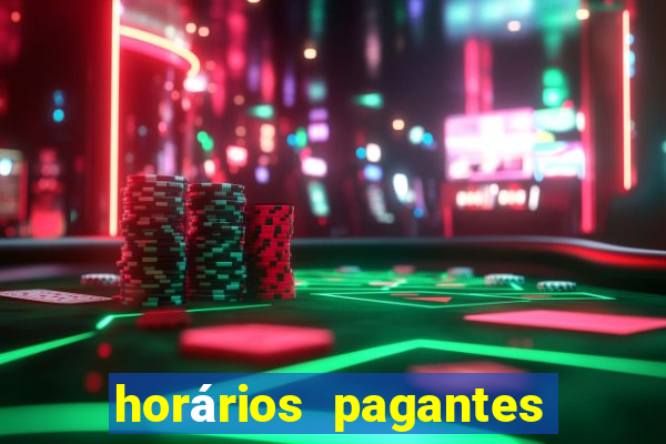 horários pagantes fortune tiger madrugada