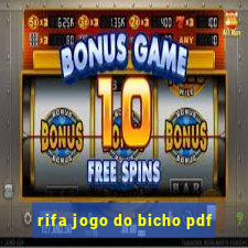 rifa jogo do bicho pdf