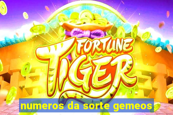 numeros da sorte gemeos