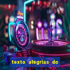 texto alegrias do natal com interpretação e gabarito