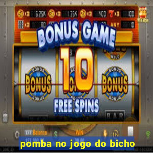 pomba no jogo do bicho